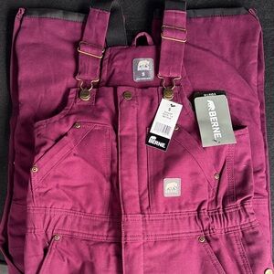 Berne Kids Plum Bib Overalls